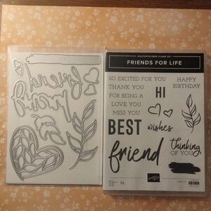 Stampin' Up! Friends for Life Stamp Set - Black and White